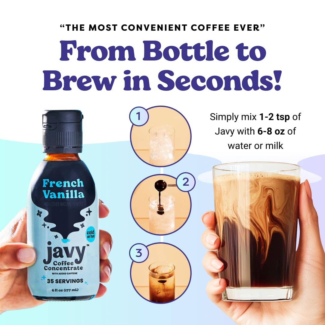 Javvy Caramel Cold Brew Coffee Concentrate