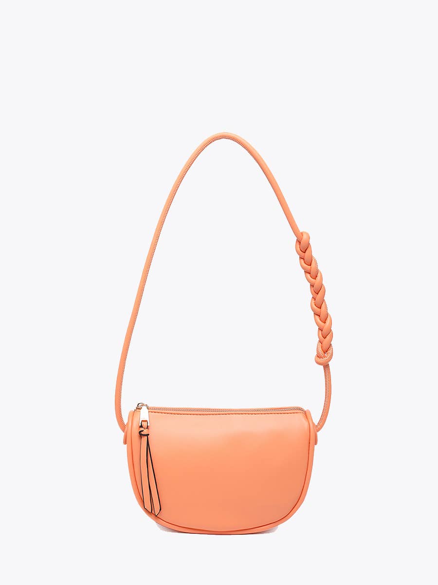 Annaka Shaped Crossbody w/ Knotted Strap