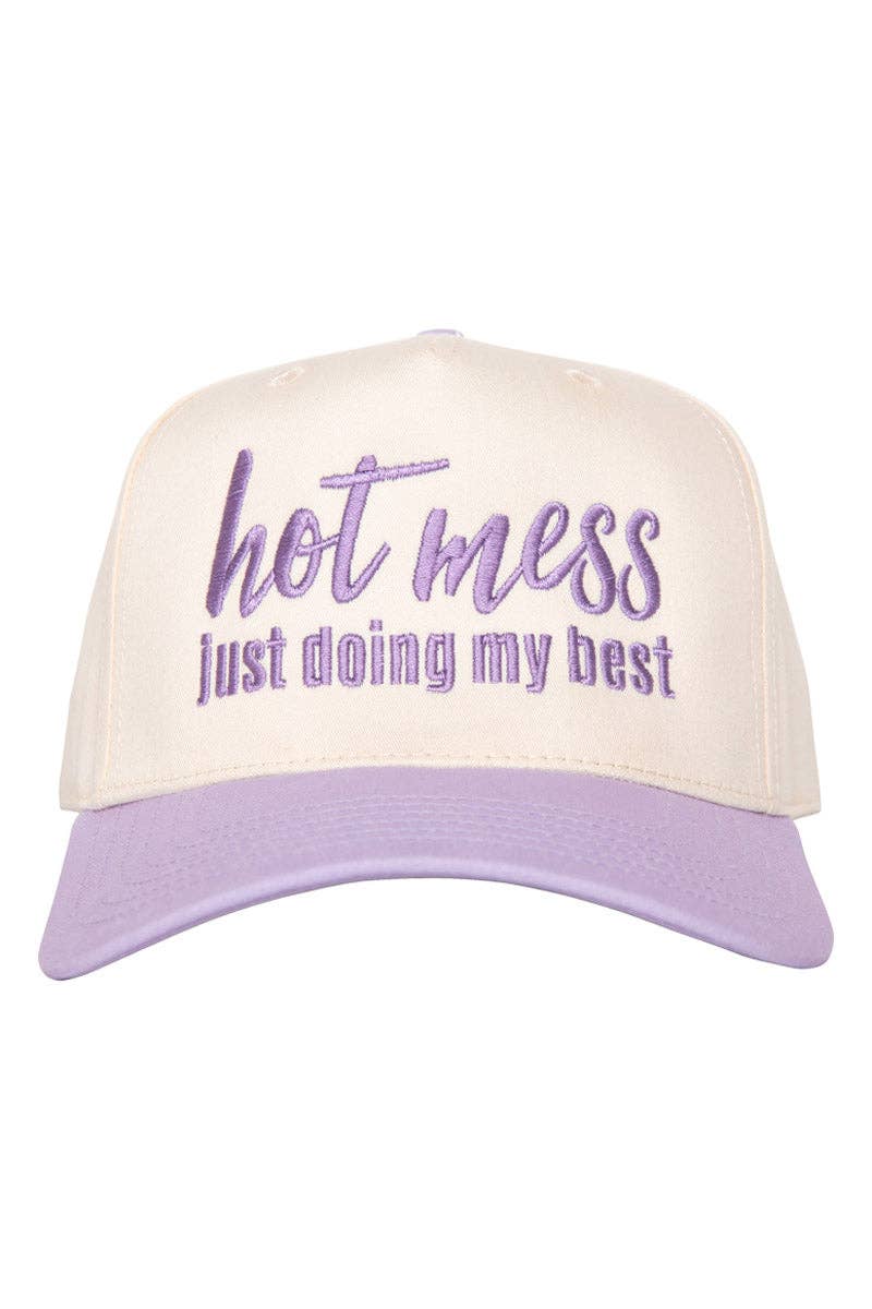 Hot Mess Just Doing My Two-Toned Vintage Hat