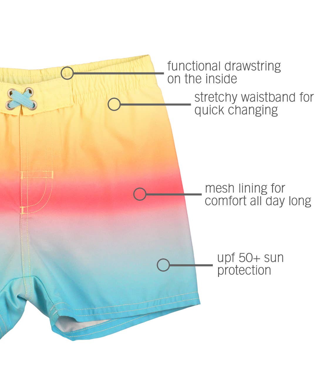 Boys Beach Paradise Swim Trunks