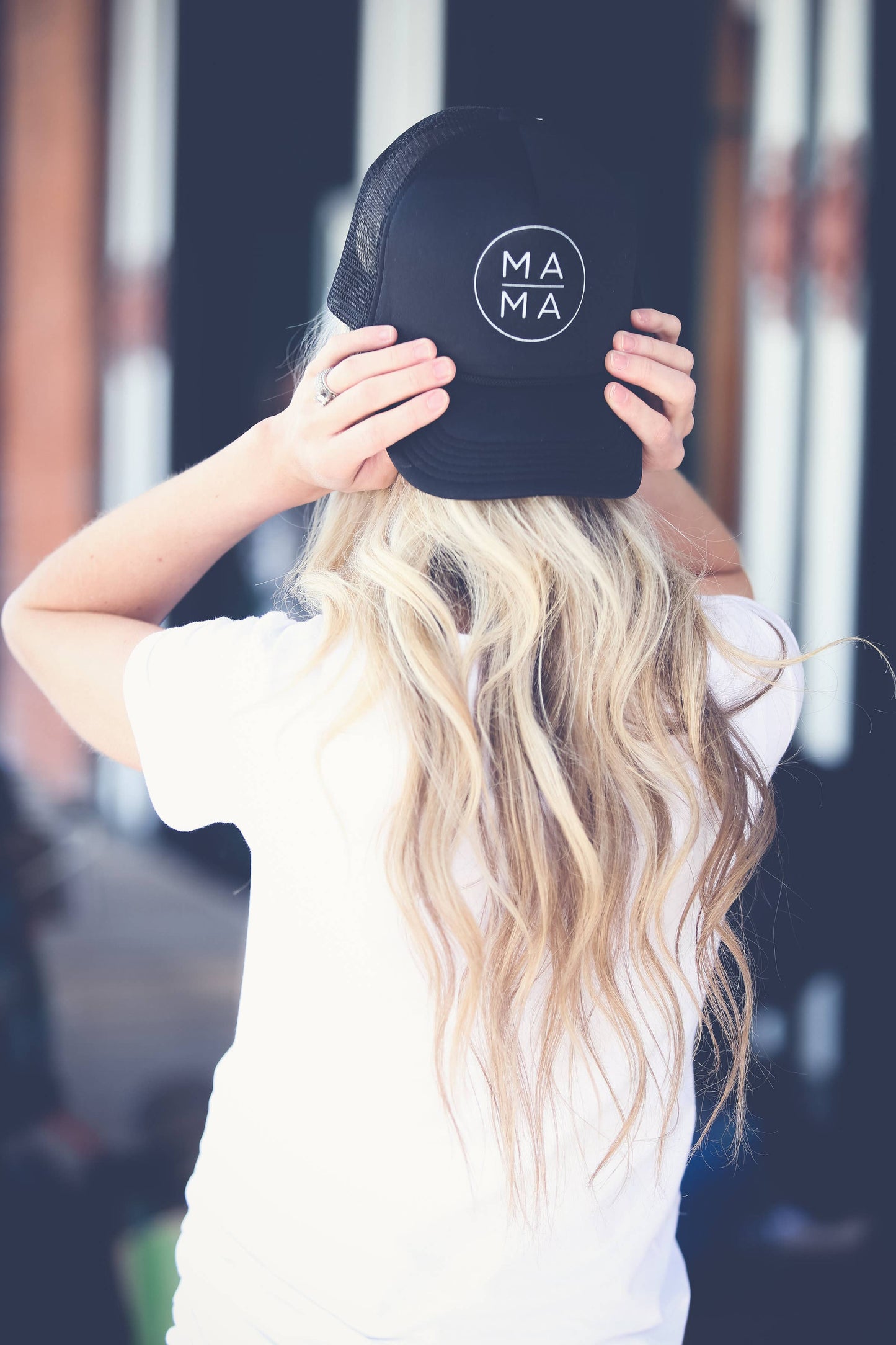 Circle Mama Trucker Hat