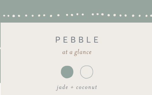 Organic Baby Short Sleeve Romper - Pebble / Jade