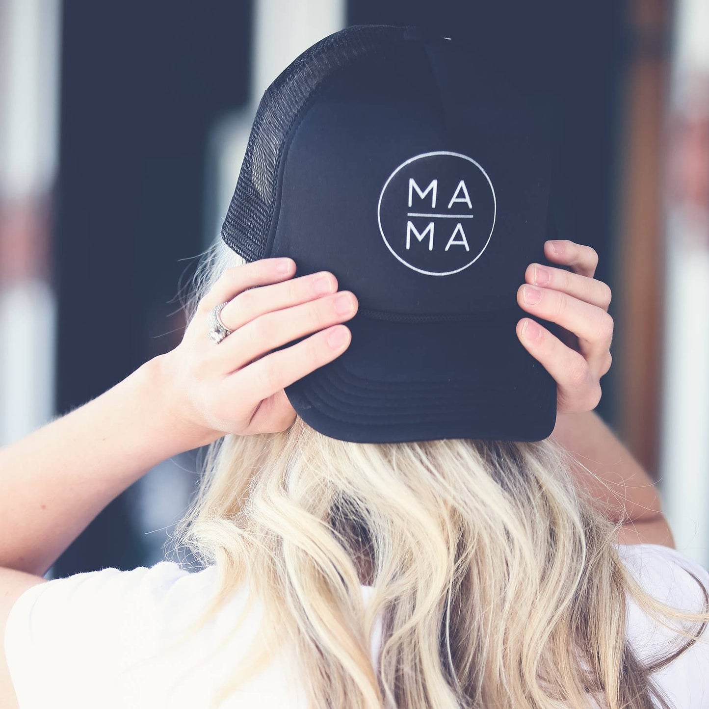Circle Mama Trucker Hat