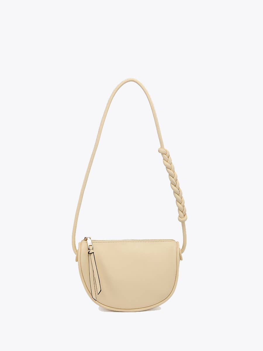 Annaka Shaped Crossbody w/ Knotted Strap