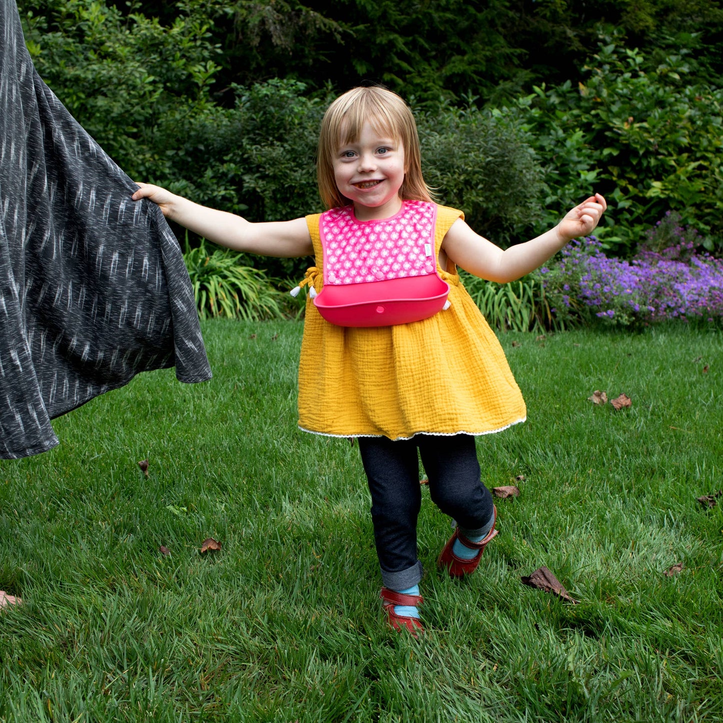 Snap & Go Silicone Food-catcher Bib