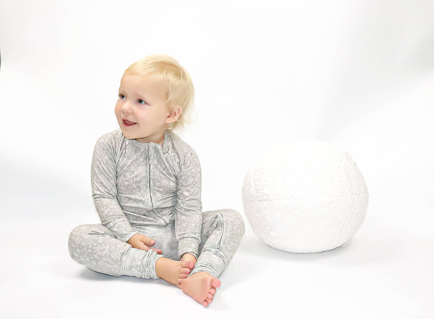 Iris Long Sleeve Bamboo Romper