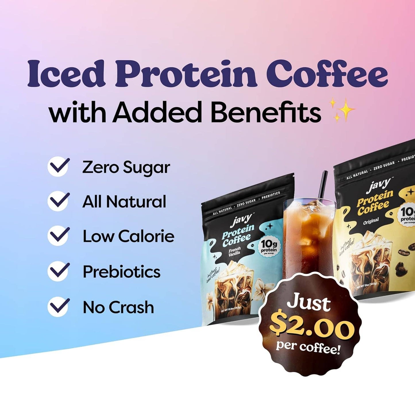 Javvy Caramel Protein Coffee - 20 Servings