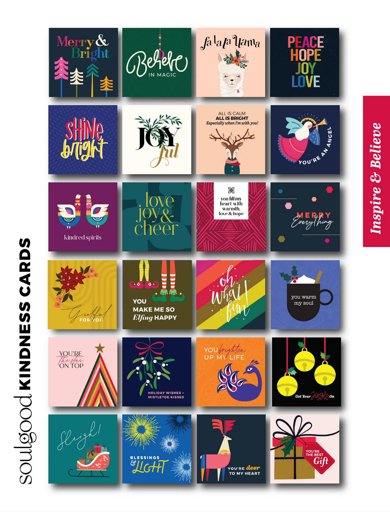 Kindness Cards Mini Notes Set - Inspire & Believe