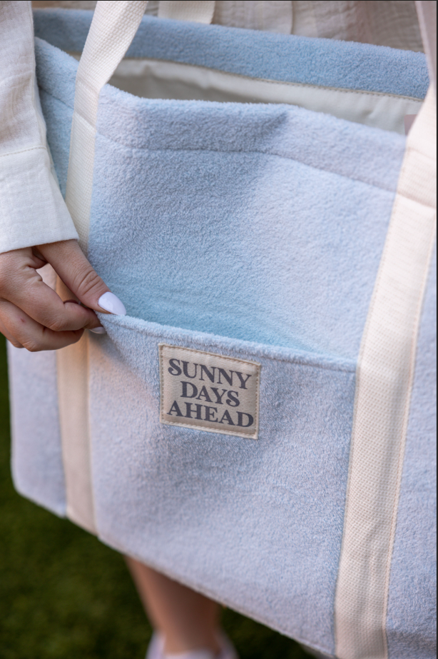 Terry Tote - Sunny Days Ahead (Blue)