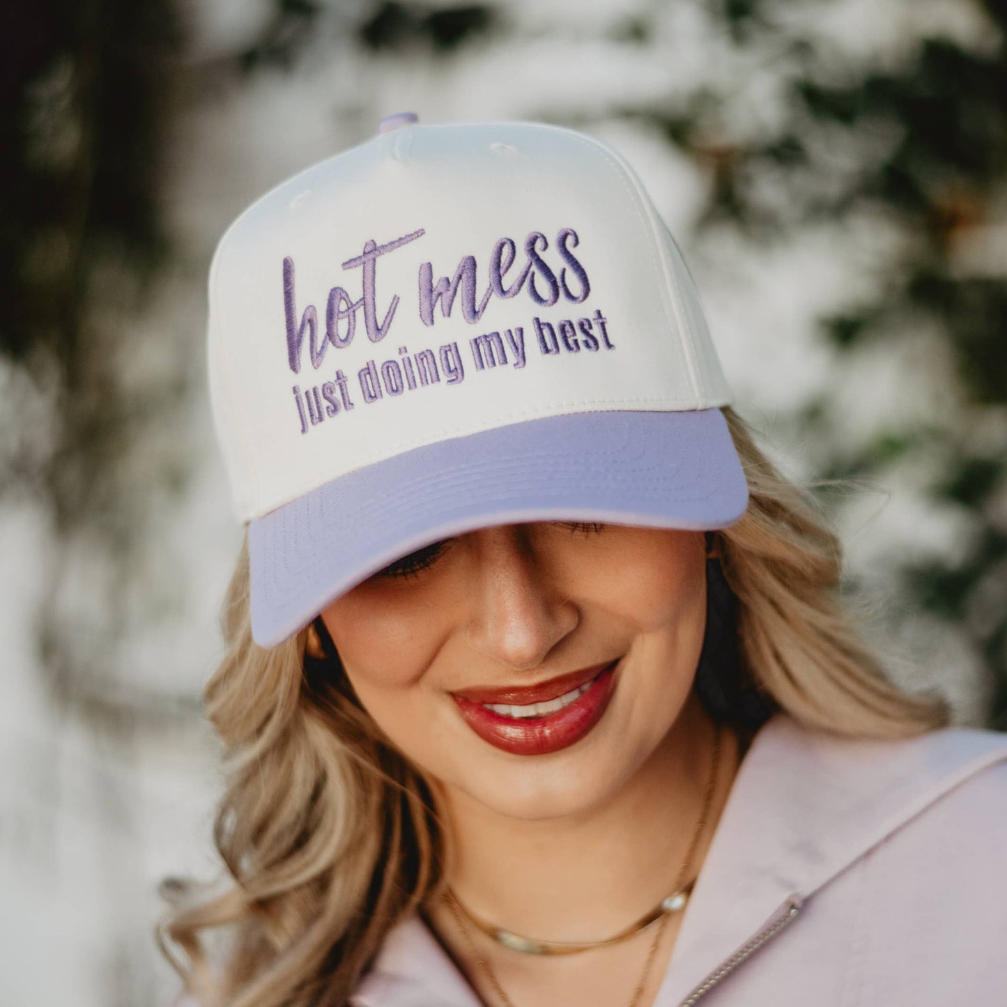 Hot Mess Just Doing My Two-Toned Vintage Hat