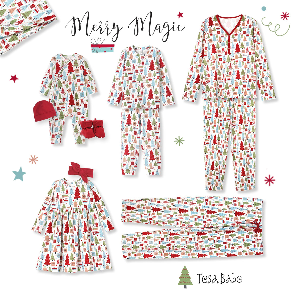 Christmas Merry Baby Bamboo Soft Stroller Blanket