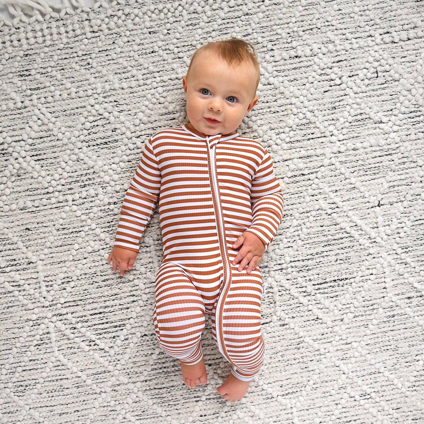 Chase Brown Ribbed ZIP