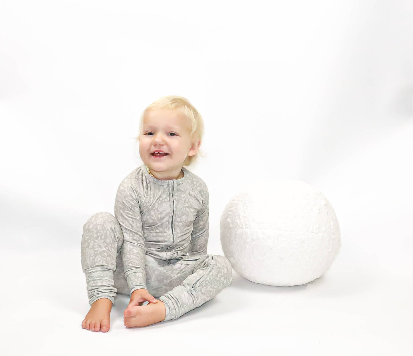 Iris Long Sleeve Bamboo Romper
