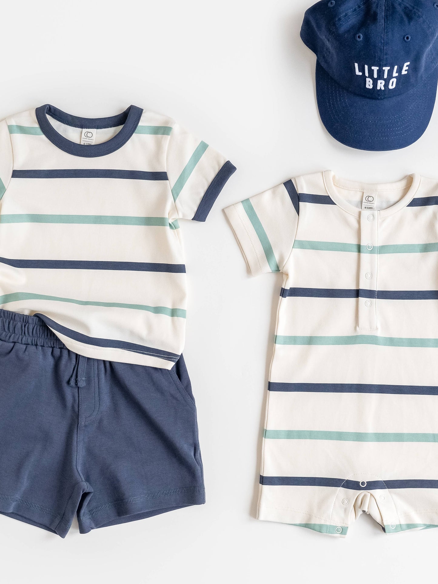 Aldo Stripe / Navy + Jade