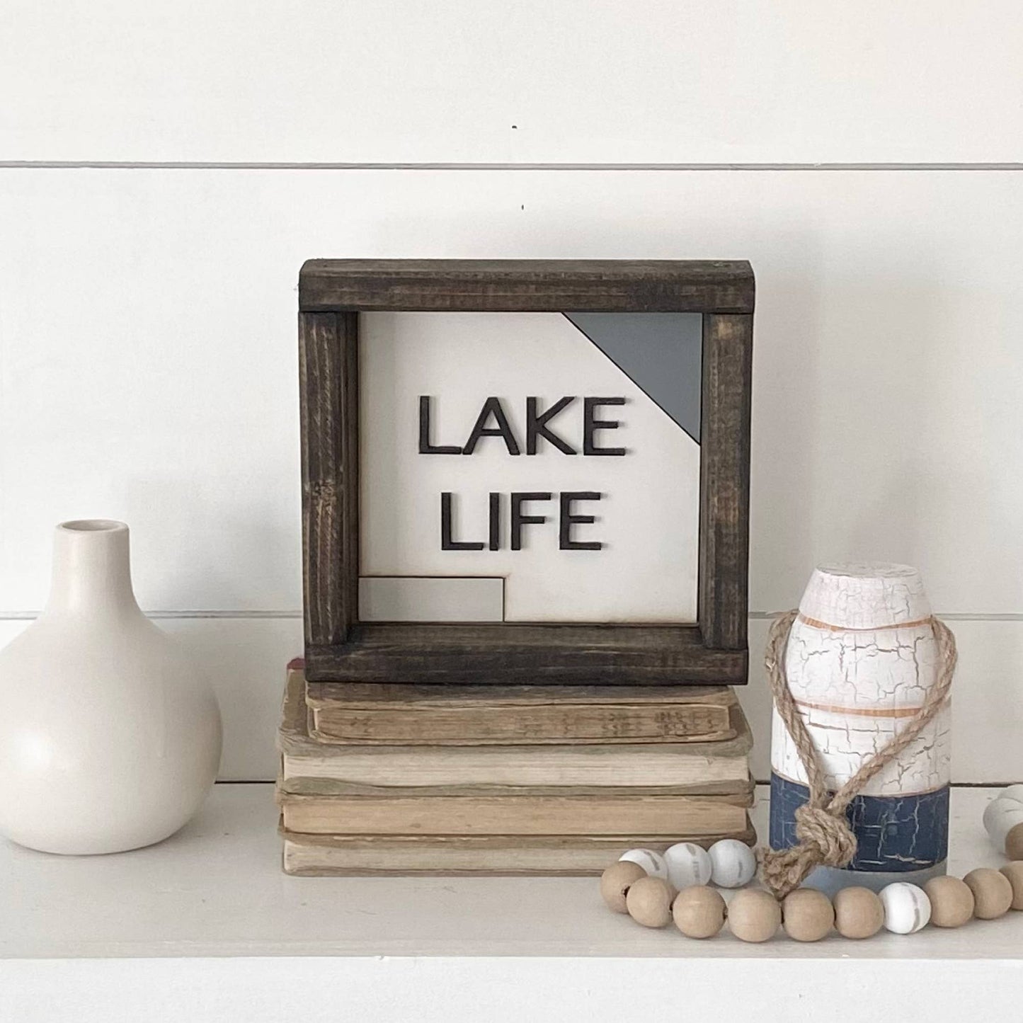Lake Geometric Art - 3D Wood Art - Lake Life