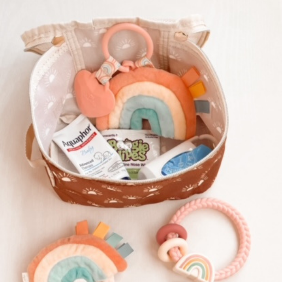 Pack Like a Boss Terracotta Sun Diaper Bag Packing Cubes