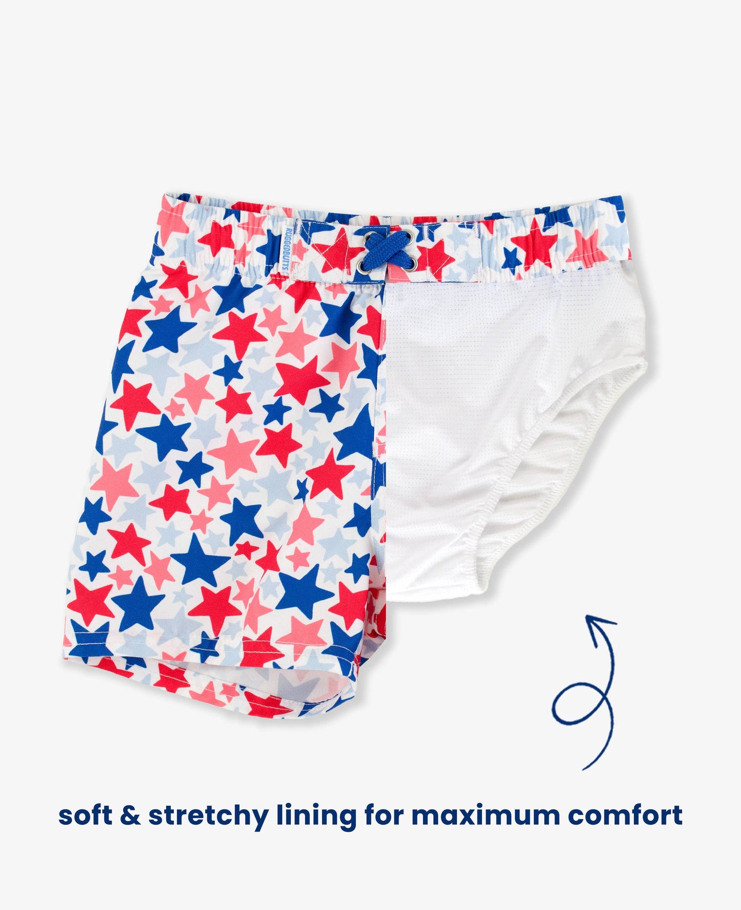 Boys Star-Spangled Swim Trunks