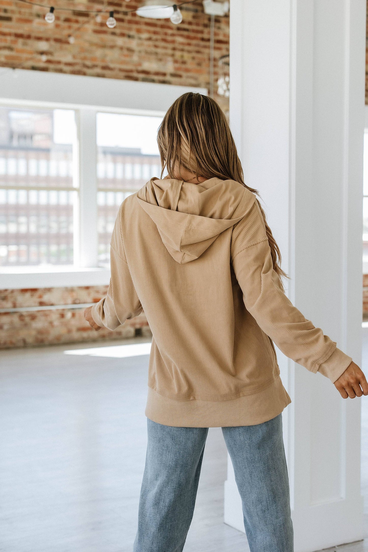Carlo Buttoned Oversized Hoodie