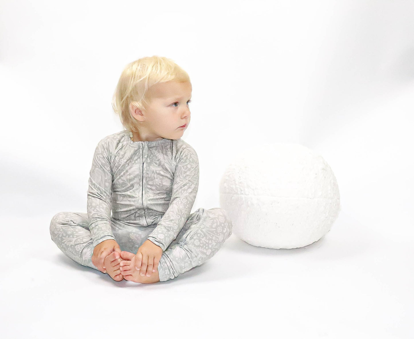 Iris Long Sleeve Bamboo Romper