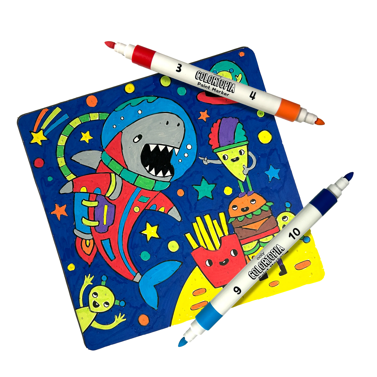 Colortopia: Paint Marker By Number Kit - Epic Adventures (8