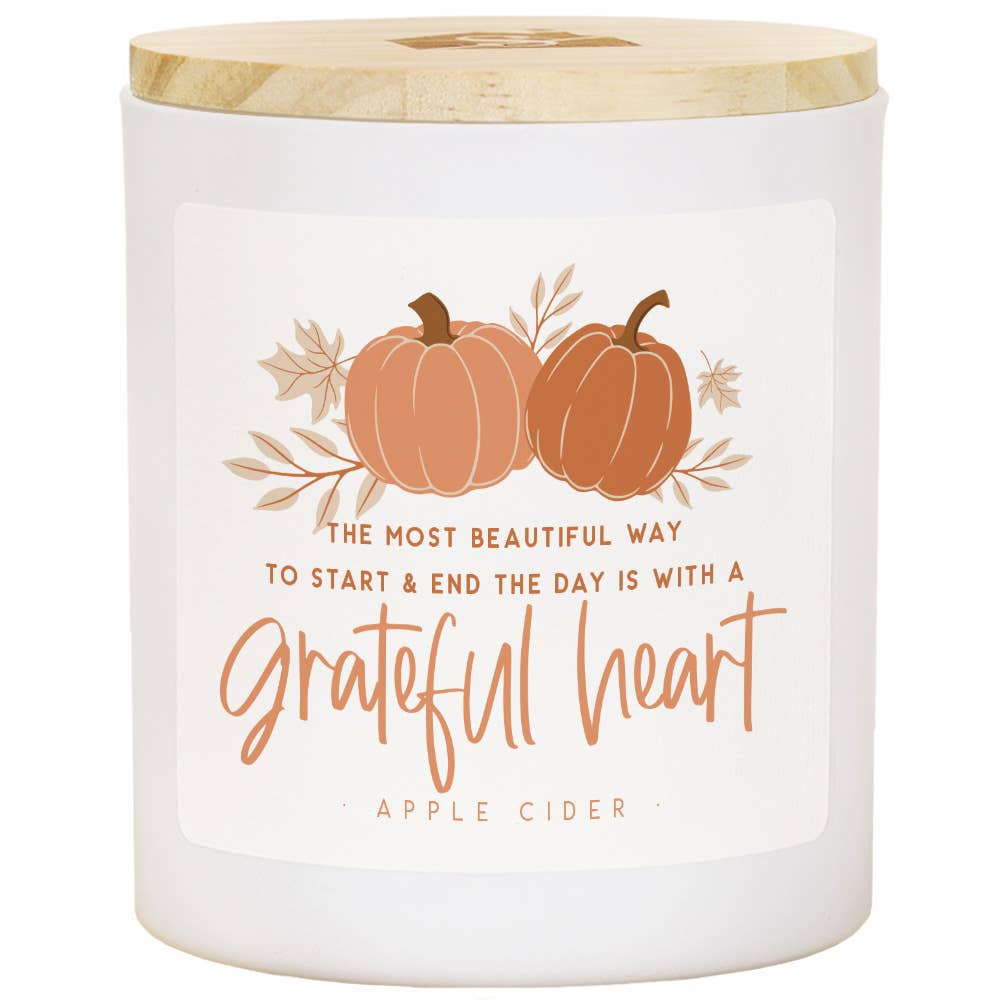 Grateful Heart Pumpkin - Candles