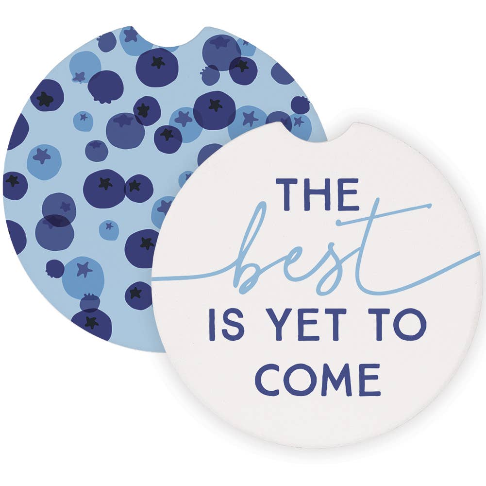 Best Yet Blueberries - Car Coasters