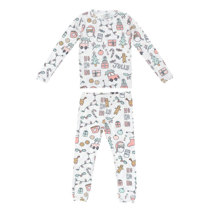 2pc Long Sleeve Pajama Set - Cindy