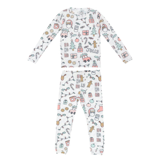 2pc Long Sleeve Pajama Set - Cindy