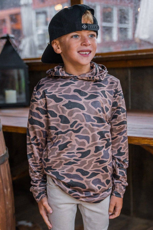 Youth - Performance Hoodie - Gauge Camo