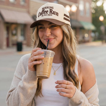 MORNING COFFEE RUN Trucker Hat