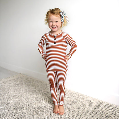 Chase Brown Ribbed TWO PIECE