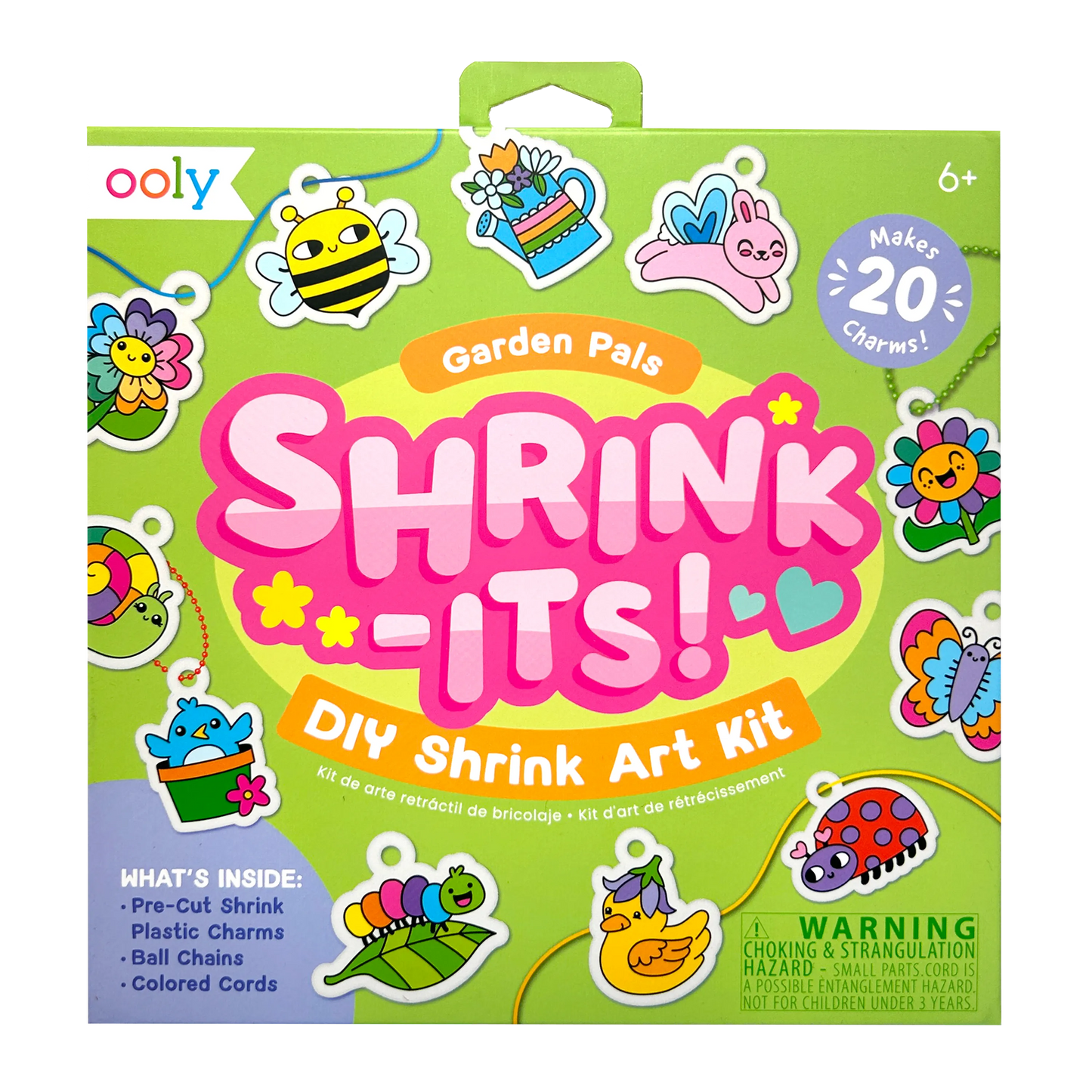Shrink-Its!: D.I.Y. Shrink Art Kit - Garden Pals (28 PC Set)