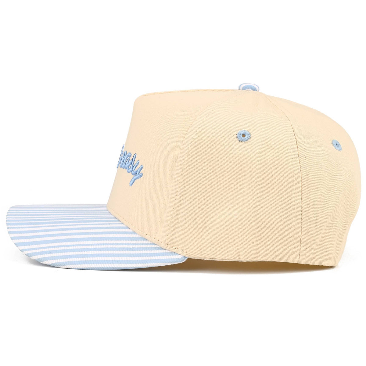 LAKE IT EASY Letter Embroidered Two Tone Trucker Hat
