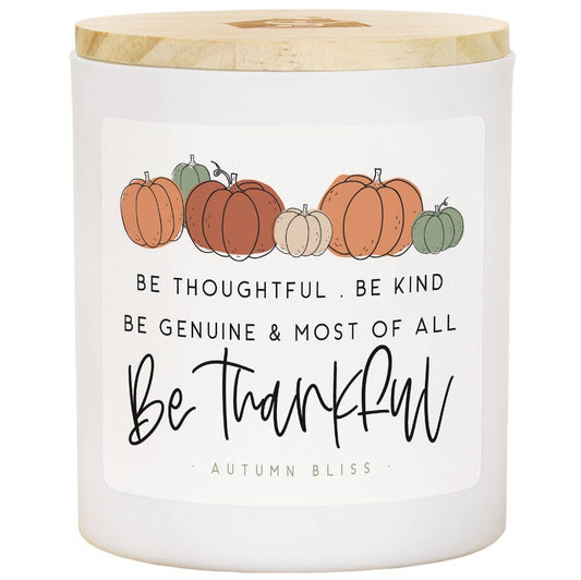 Be Thoughtful Pumpkins - Candles