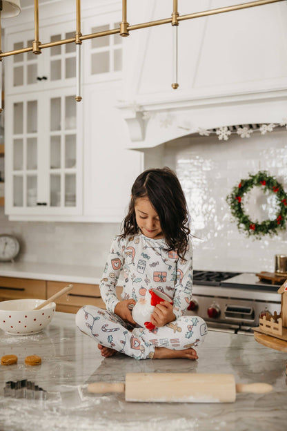 2pc Long Sleeve Pajama Set - Cindy