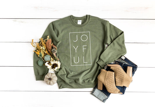 Joyful Crew Neck Sweatshirt