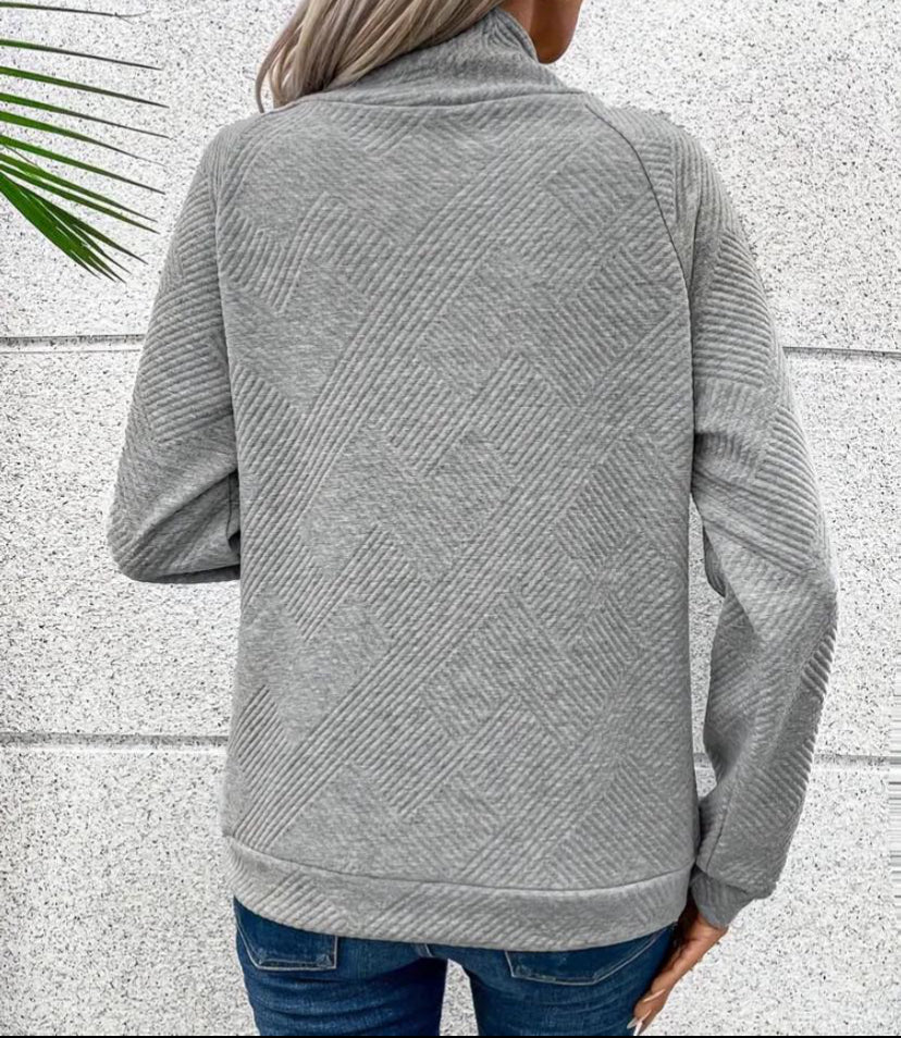 Collared Sweater - Grey