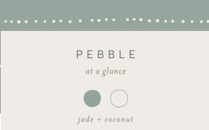 Organic Baby Short Sleeve Romper - Pebble / Jade