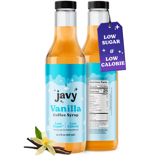 Javy Premium Vanilla Coffee Syrup, Low Calorie – Low Sugar