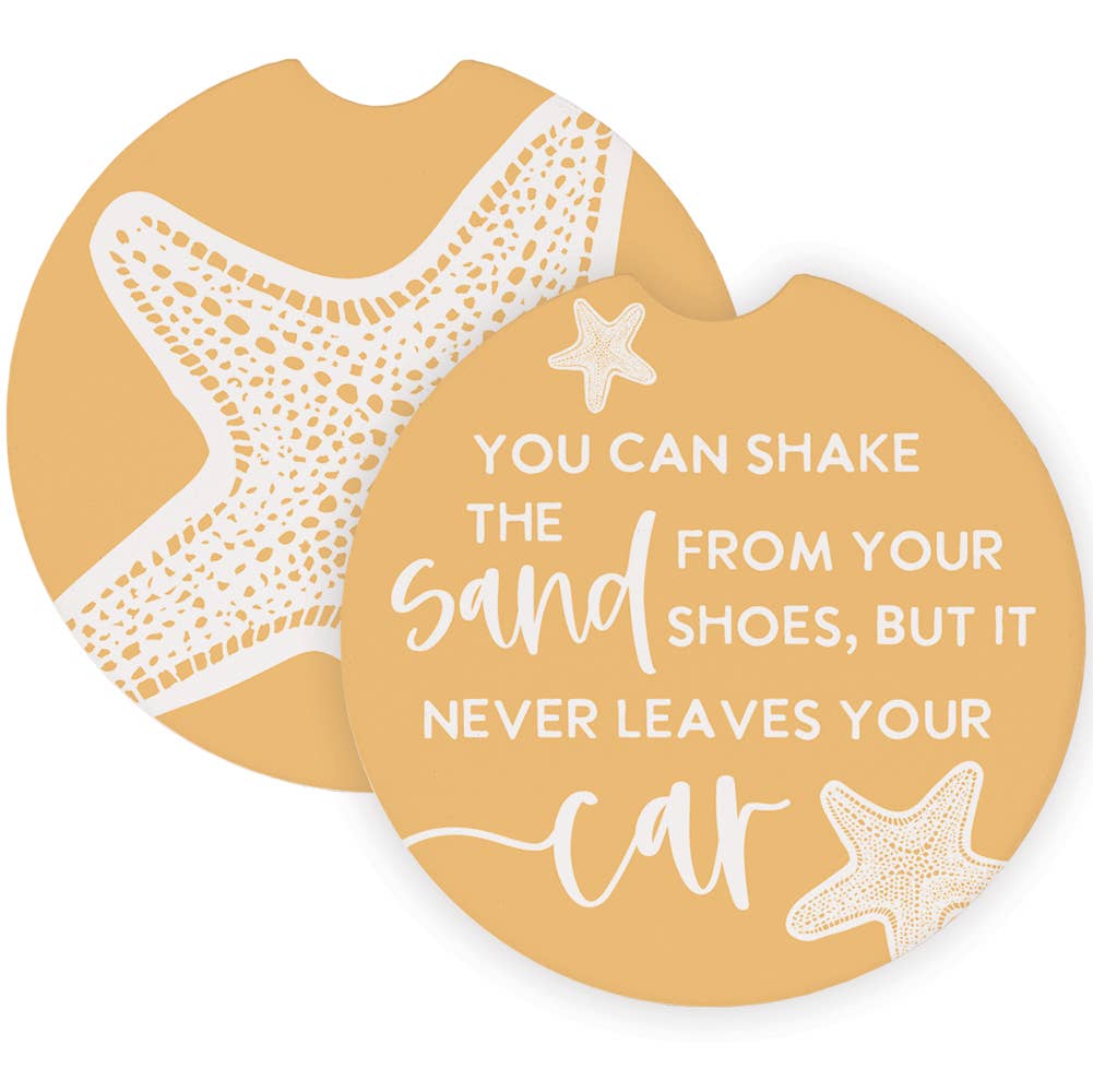 Shake Sand Starfish - Car Coasters