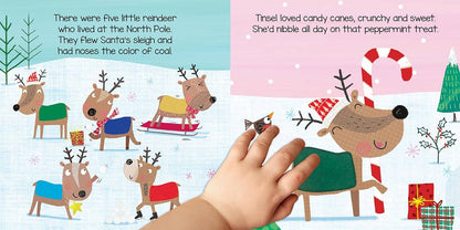 Five Little Reindeer - A Touch-and-Feel Christmas Story