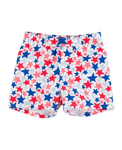Boys Star-Spangled Swim Trunks