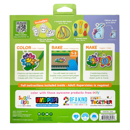 Shrink-Its!: D.I.Y. Shrink Art Kit - Garden Pals (28 PC Set)