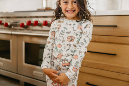 2pc Long Sleeve Pajama Set - Cindy