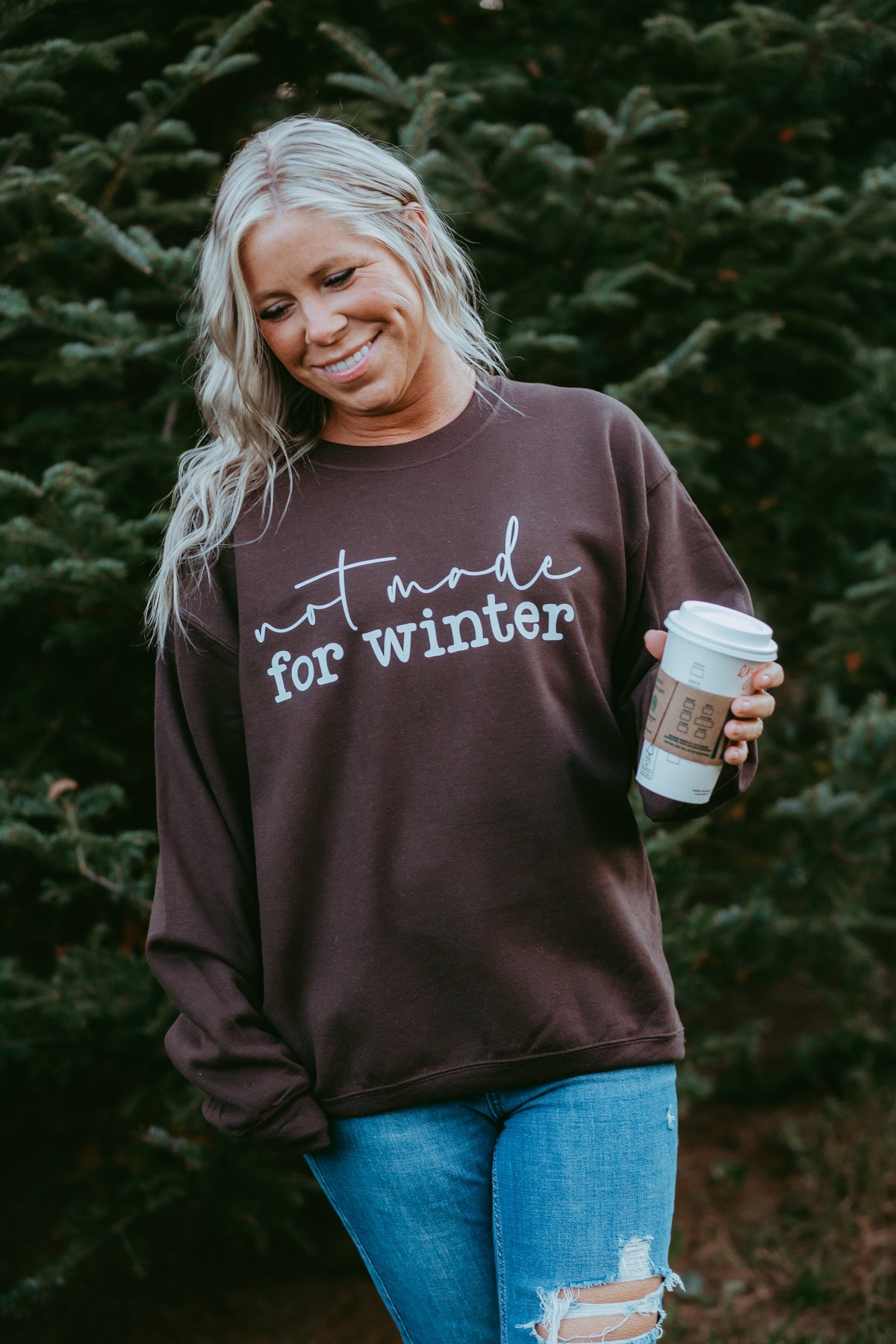 Not Made For Winter Crewneck Sweatshirt