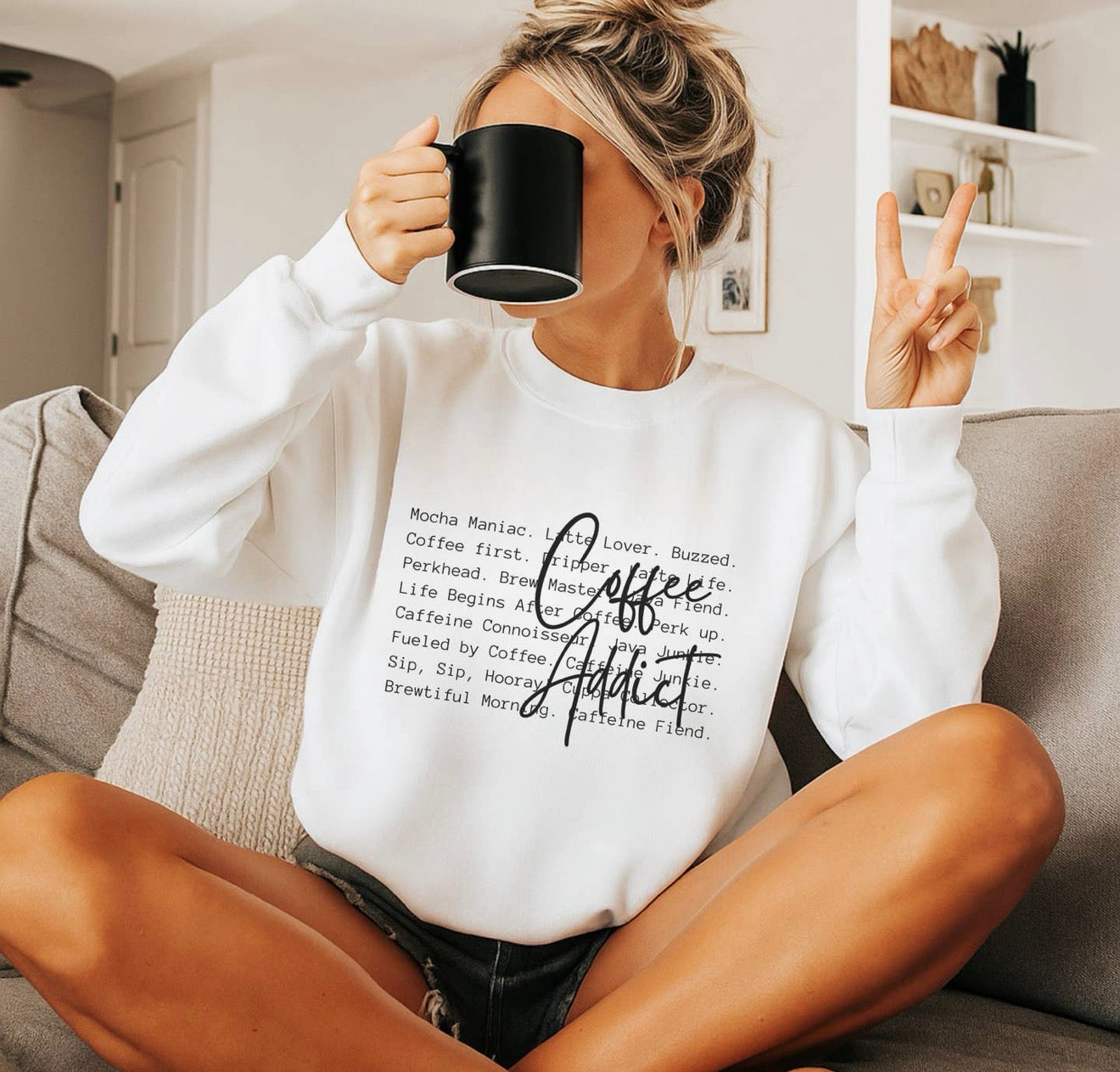 Coffee Addict Crewneck