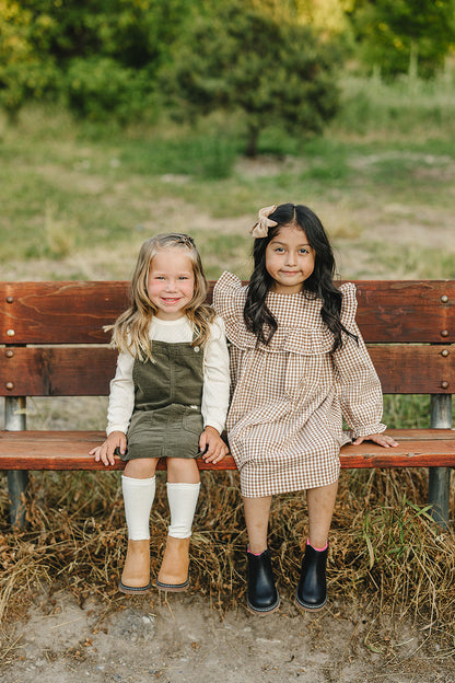 Green Corduroy Dress