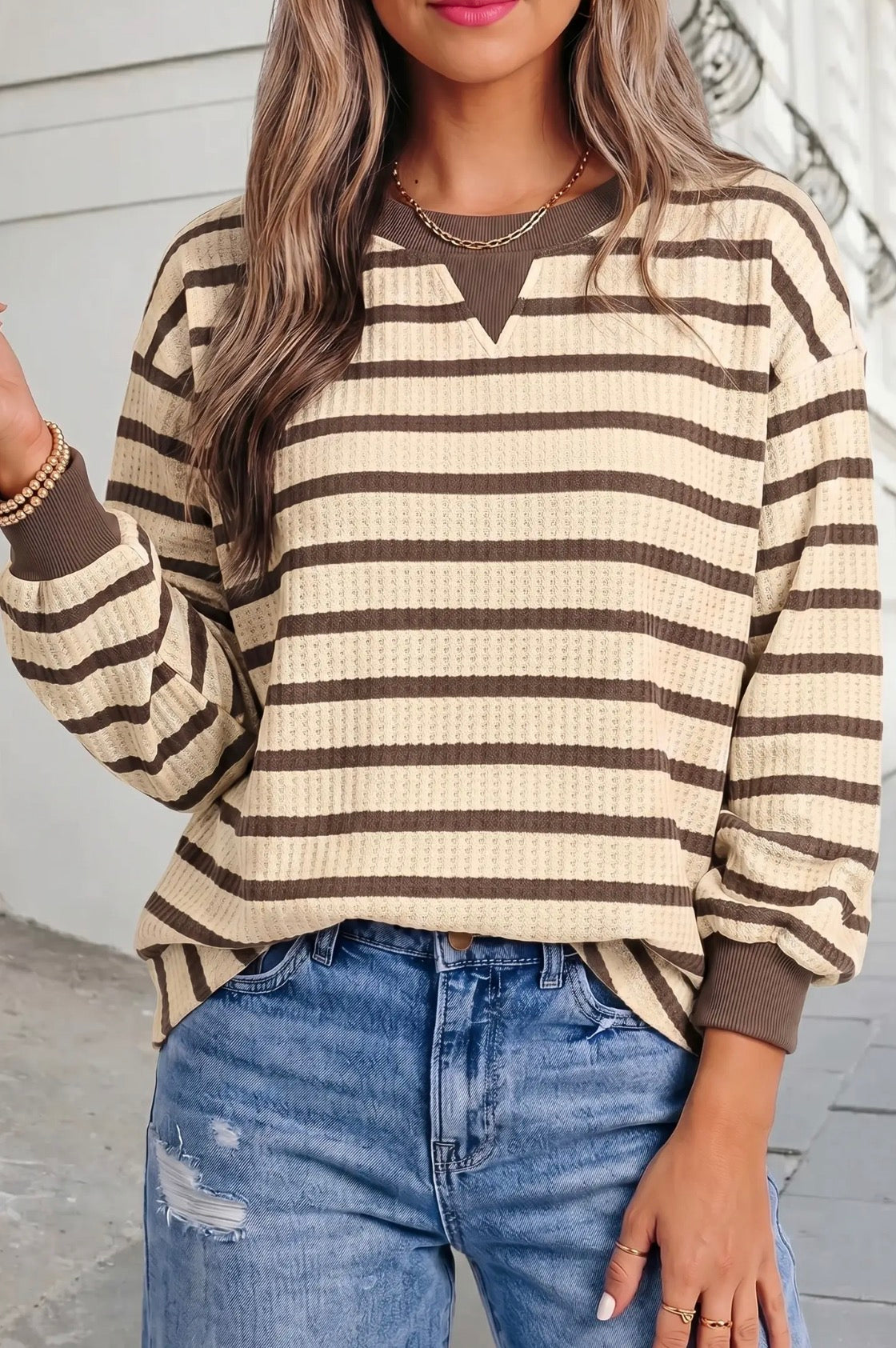 Stripped Casual pullover