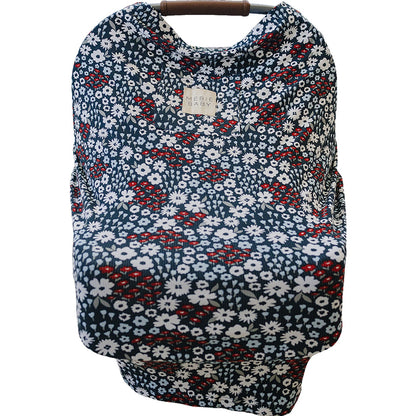 Americana Floral Ribbed Bamboo Multi-Use Cover