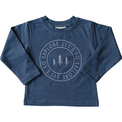 Explore Long Sleeve Cotton Tee